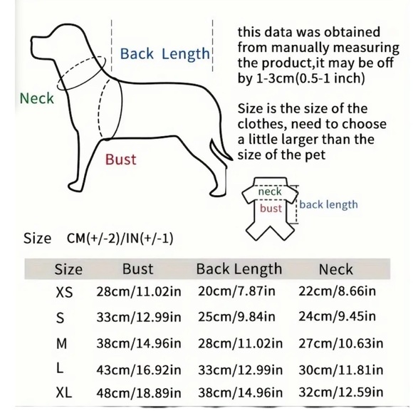 Green magical theme dog dress / Size M - Picture 5 of 5